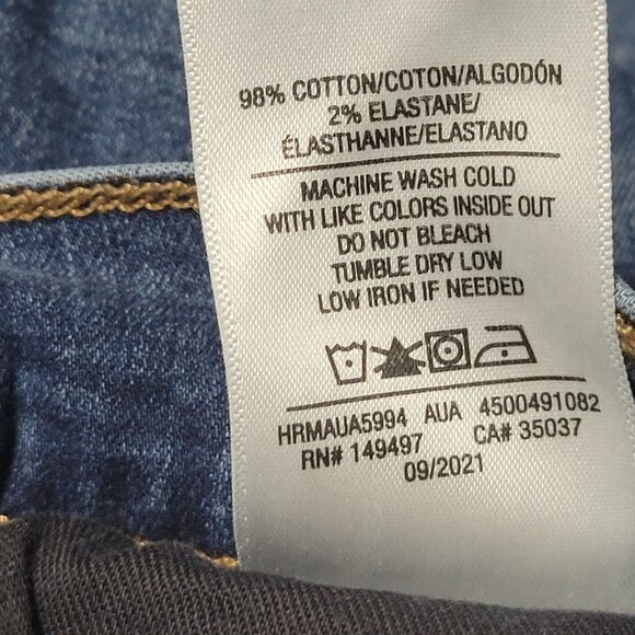 Joes Jeans Womens Size 26 Straight Leg Mid Rise Medium Wash Raw Hems Denim Pants - Picture 7 of 7